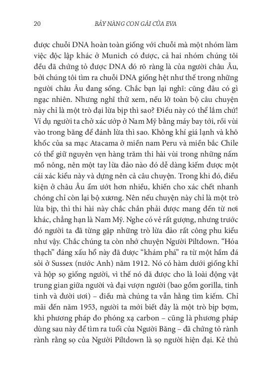 Khoa Học Khám Phá - Bảy Nàng Con Gái Của Eva - Bryan Sykes