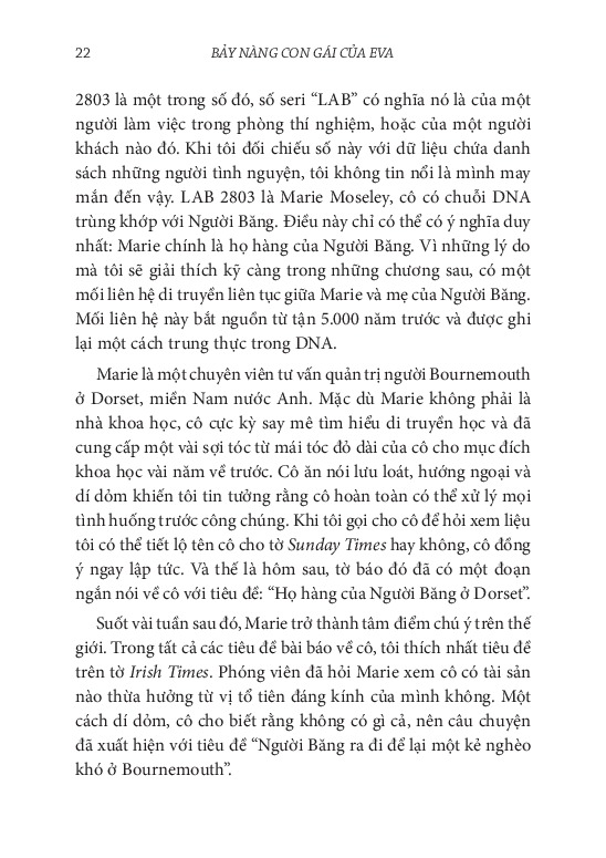 Khoa Học Khám Phá - Bảy Nàng Con Gái Của Eva - Bryan Sykes