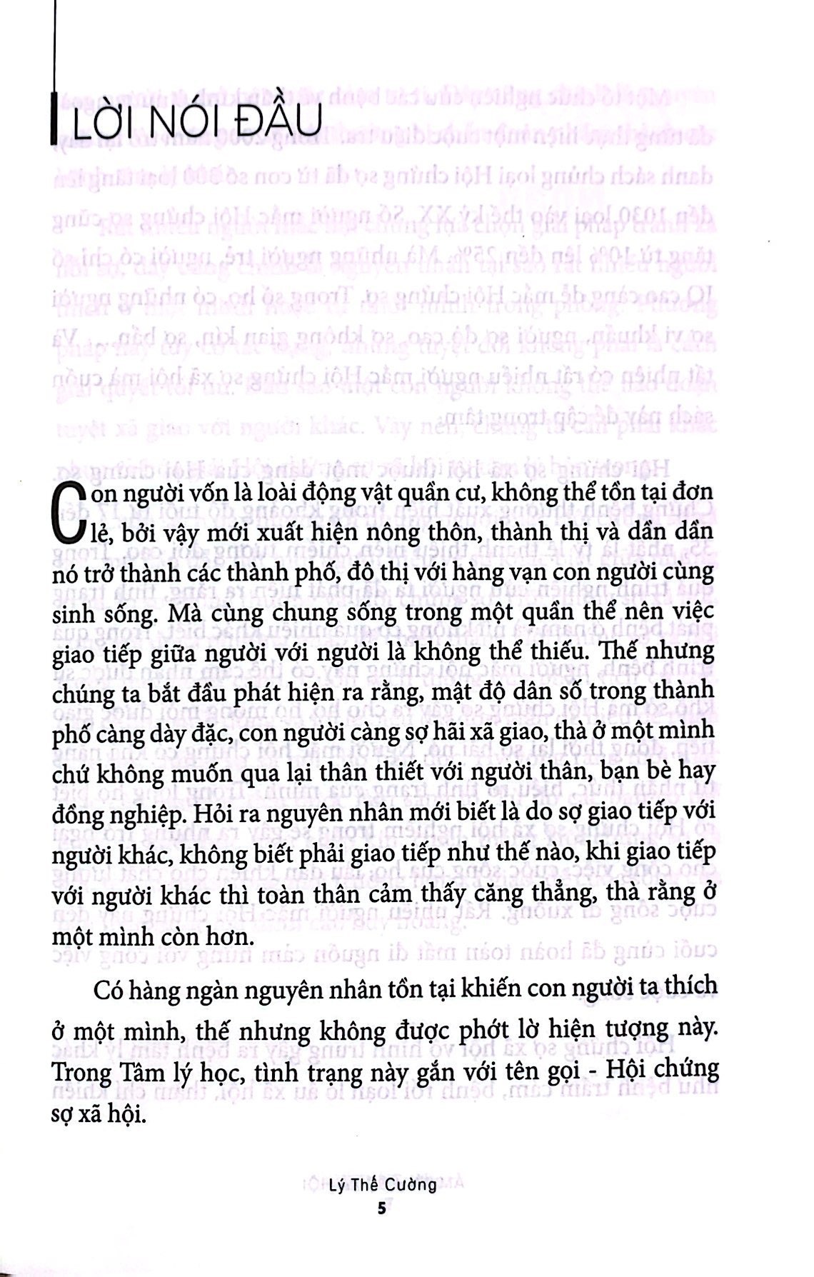Ám Ảnh Sợ Xã Hội - Chạy Trốn Hay Đối Mặt - Lý Thế Cường