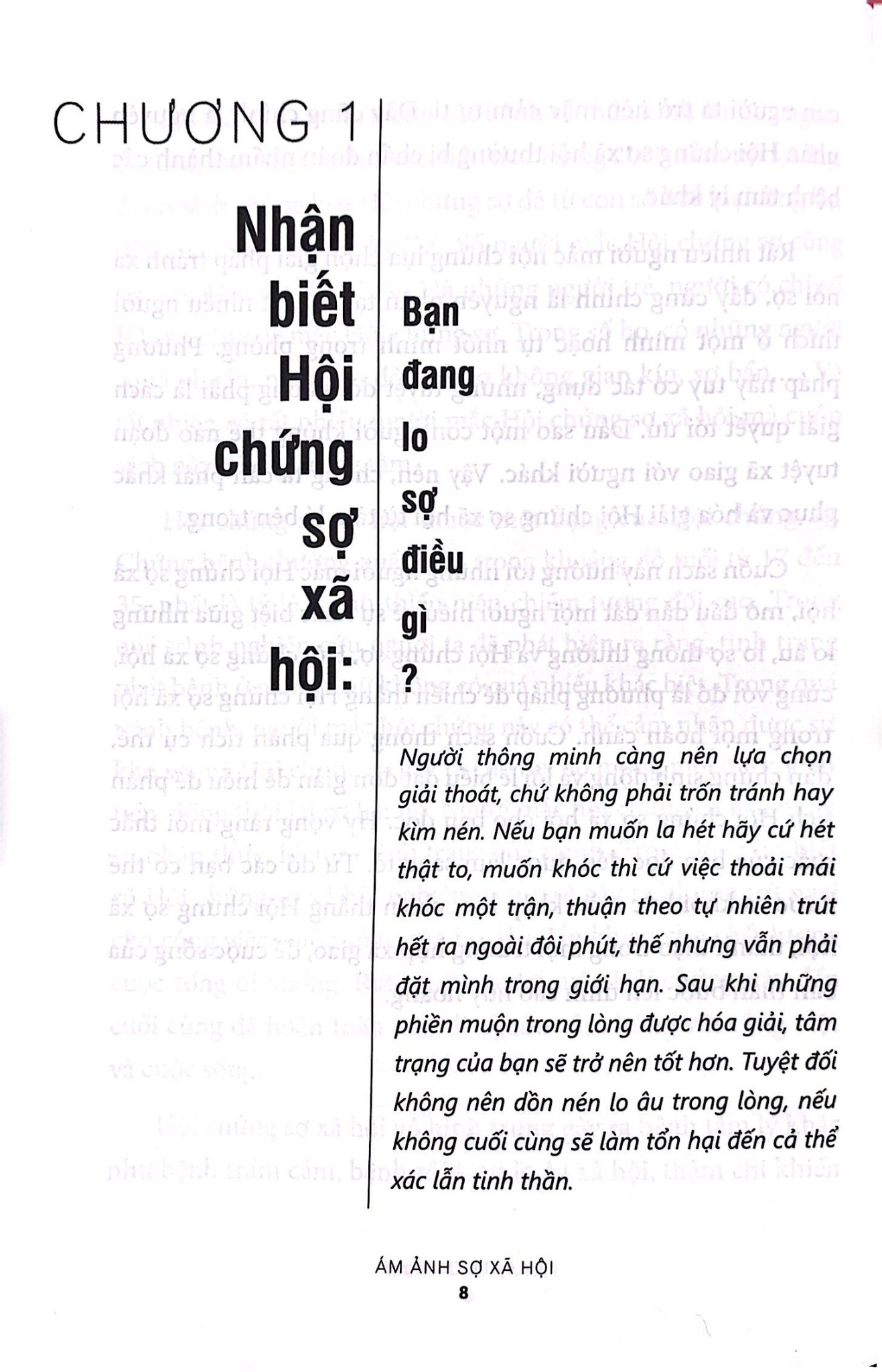 Ám Ảnh Sợ Xã Hội - Chạy Trốn Hay Đối Mặt - Lý Thế Cường