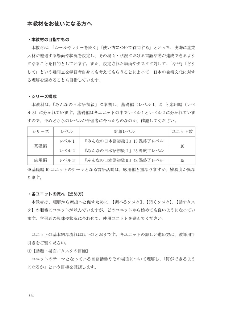 Tiếng Nhật Cho Mọi Người - Sơ Cấp 1 - Tiếng Nhật Tại Hiện Trường Làm Việc - Phần Cơ Bản - AOTS - The Association for Overseas Technical Cooperation and Sustainble Partnerships