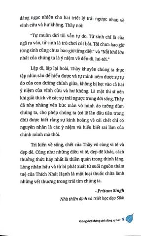  Không Diệt Không Sinh Đừng Sợ Hãi - Bìa Cứng - Phiên Bản Đặc Biệt - Thích Nhất Hạnh 