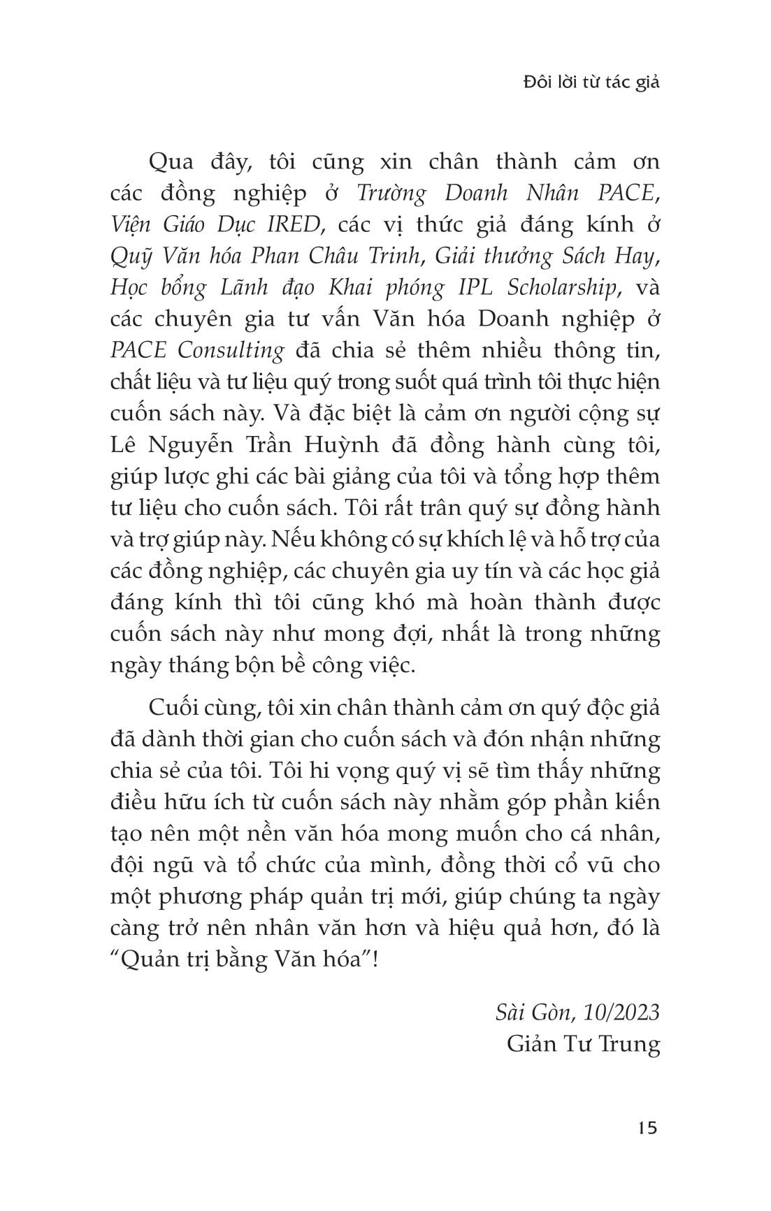 Quản Trị Bằng Văn Hóa - Cách Thức Kiến Tạo & Tái Tạo Văn Hóa Tổ Chức - TS. Giản Tư Trung