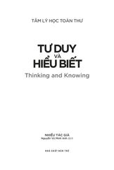Tâm Lý Học Toàn Thư - Tư Duy Và Hiểu Biết - Nhiều Tác Giả