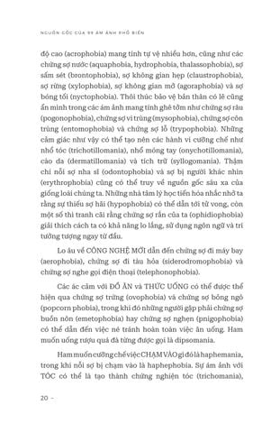  Từ Điển Những Nỗi Sợ Hãi Và Cuồng Loạn - Nguồn Gốc Của 99 Ám Ảnh Phổ Biến - Kate Summerscale 