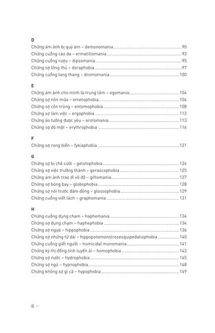  Từ Điển Những Nỗi Sợ Hãi Và Cuồng Loạn - Nguồn Gốc Của 99 Ám Ảnh Phổ Biến - Kate Summerscale 