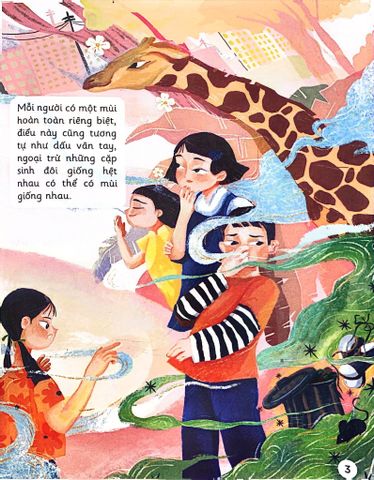  Bộ 5 Quyển Thế Giới Giác Quan Kỳ Thú ( Mùi Gì Thơm Thế + Bạn Nhìn Thấy Gì + Âm Thanh Rộn Ràng + Món Ngon Mẹ Nấu + Bàn Tay Mềm Mại ) - Hà Triều 