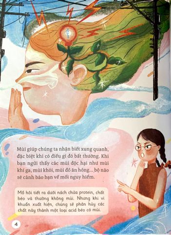  Bộ 5 Quyển Thế Giới Giác Quan Kỳ Thú ( Mùi Gì Thơm Thế + Bạn Nhìn Thấy Gì + Âm Thanh Rộn Ràng + Món Ngon Mẹ Nấu + Bàn Tay Mềm Mại ) - Hà Triều 