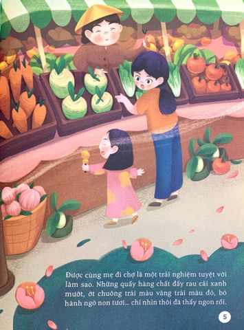  Bộ 5 Quyển Thế Giới Giác Quan Kỳ Thú ( Mùi Gì Thơm Thế + Bạn Nhìn Thấy Gì + Âm Thanh Rộn Ràng + Món Ngon Mẹ Nấu + Bàn Tay Mềm Mại ) - Hà Triều 