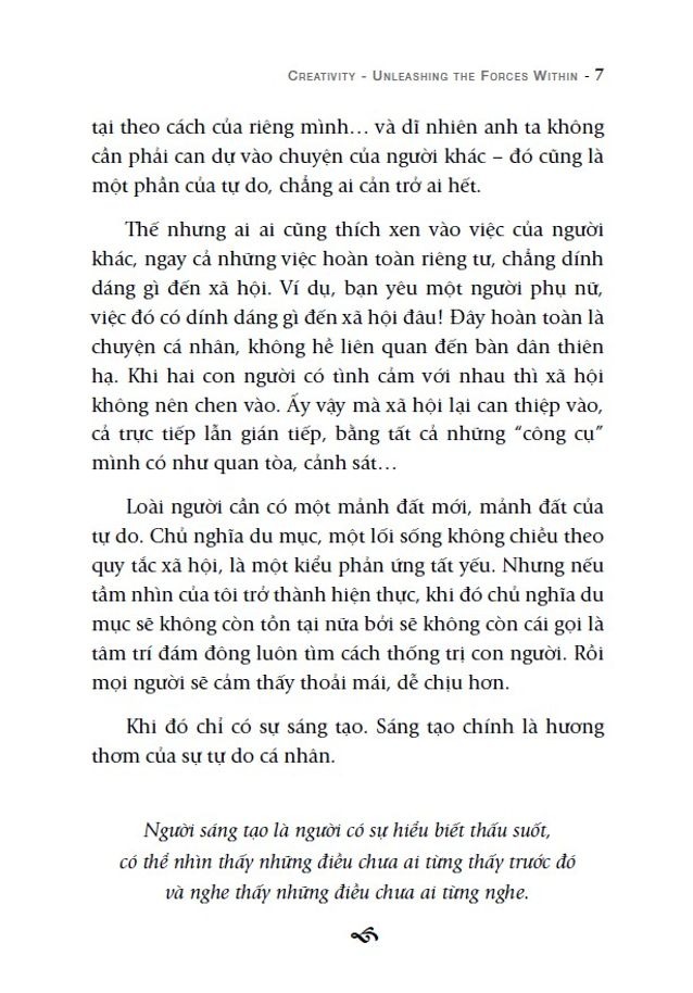 Sáng Tạo - Bừng Cháy Sức Mạnh Bên Trong
