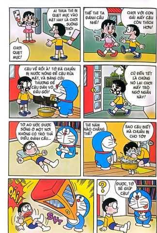  Combo Doraemon  Tuyển Tập Tranh Màu Kĩ Thuât Số (6 Tập) - Fujiko F Fujio 