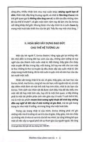  Những Tấm Lòng Cao Cả (Sách Kỉ Niệm 65 Năm) - Văn Học Ý - Tác Phẩm Chọn Lọc - Admondo De Amicis 