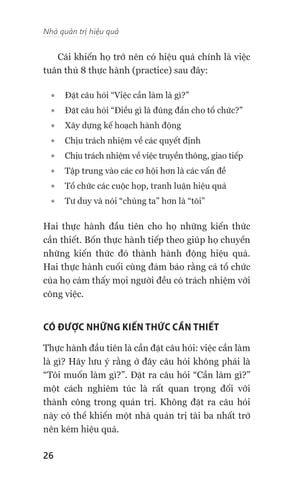  Nhà Quản Trị Hiệu Quả - The Effective Executive - Peter F. Drucker 