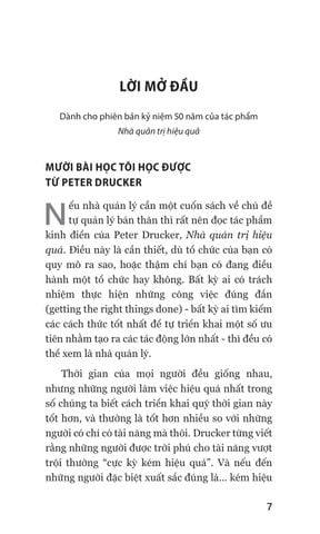  Nhà Quản Trị Hiệu Quả - The Effective Executive - Peter F. Drucker 