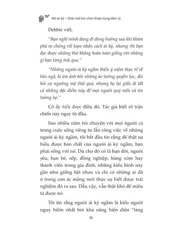  Kẻ Ái Kỷ - Giải Mã Trò Chơi Thao Túng Tâm Lý - Debbie Mirza 