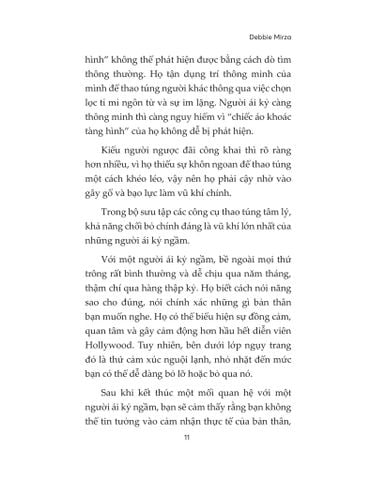  Kẻ Ái Kỷ - Giải Mã Trò Chơi Thao Túng Tâm Lý - Debbie Mirza 