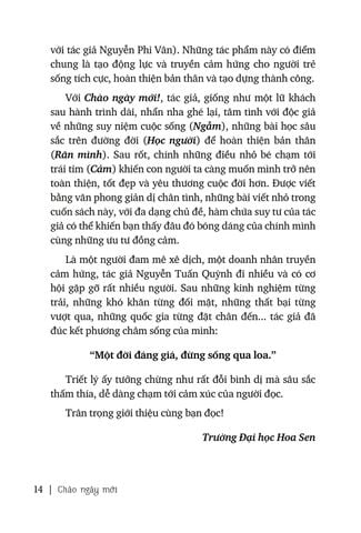  Chào Ngày Mới - Một Đời Đáng Giá Đừng Sống Qua Loa - Nguyễn Tuấn Quỳnh 