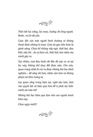  Chào Ngày Mới - Một Đời Đáng Giá Đừng Sống Qua Loa - Nguyễn Tuấn Quỳnh 