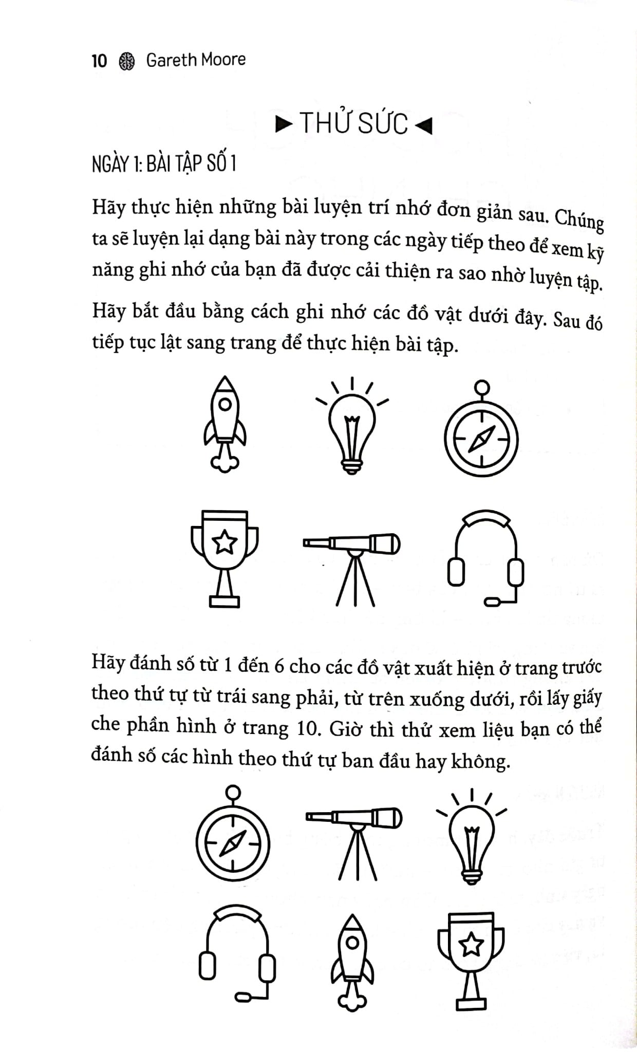 100+ Bài Tập Kích Thích Não Bộ Hiệu Quả: 40 Ngày Luyện Trí Nhớ - DR Cherry Vũ, David Nguyễn, Rob England