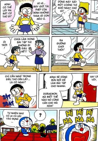  Combo Doraemon  Tuyển Tập Tranh Màu Kĩ Thuât Số (6 Tập) - Fujiko F Fujio 