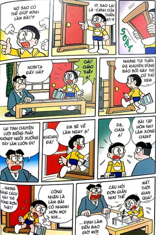  Combo Doraemon  Tuyển Tập Tranh Màu Kĩ Thuât Số (6 Tập) - Fujiko F Fujio 