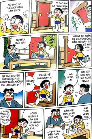  Combo Doraemon  Tuyển Tập Tranh Màu Kĩ Thuât Số (6 Tập) - Fujiko F Fujio 