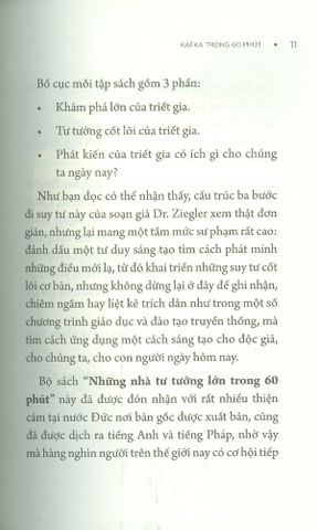  Những Nhà Tư Tưởng Lớn - Kafka Trong 60 Phút - Walther Ziegler 