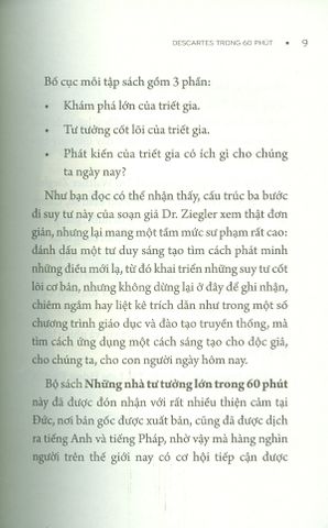  Những Nhà Tư Tưởng Lớn - Descartes Trong 60 Phút  - Walther Ziegler 
