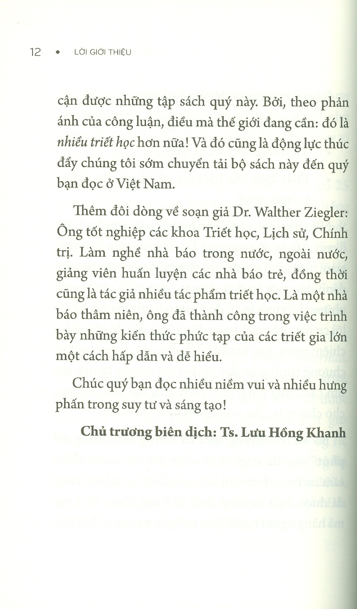 Những Nhà Tư Tưởng Lớn - Kafka Trong 60 Phút - Walther Ziegler