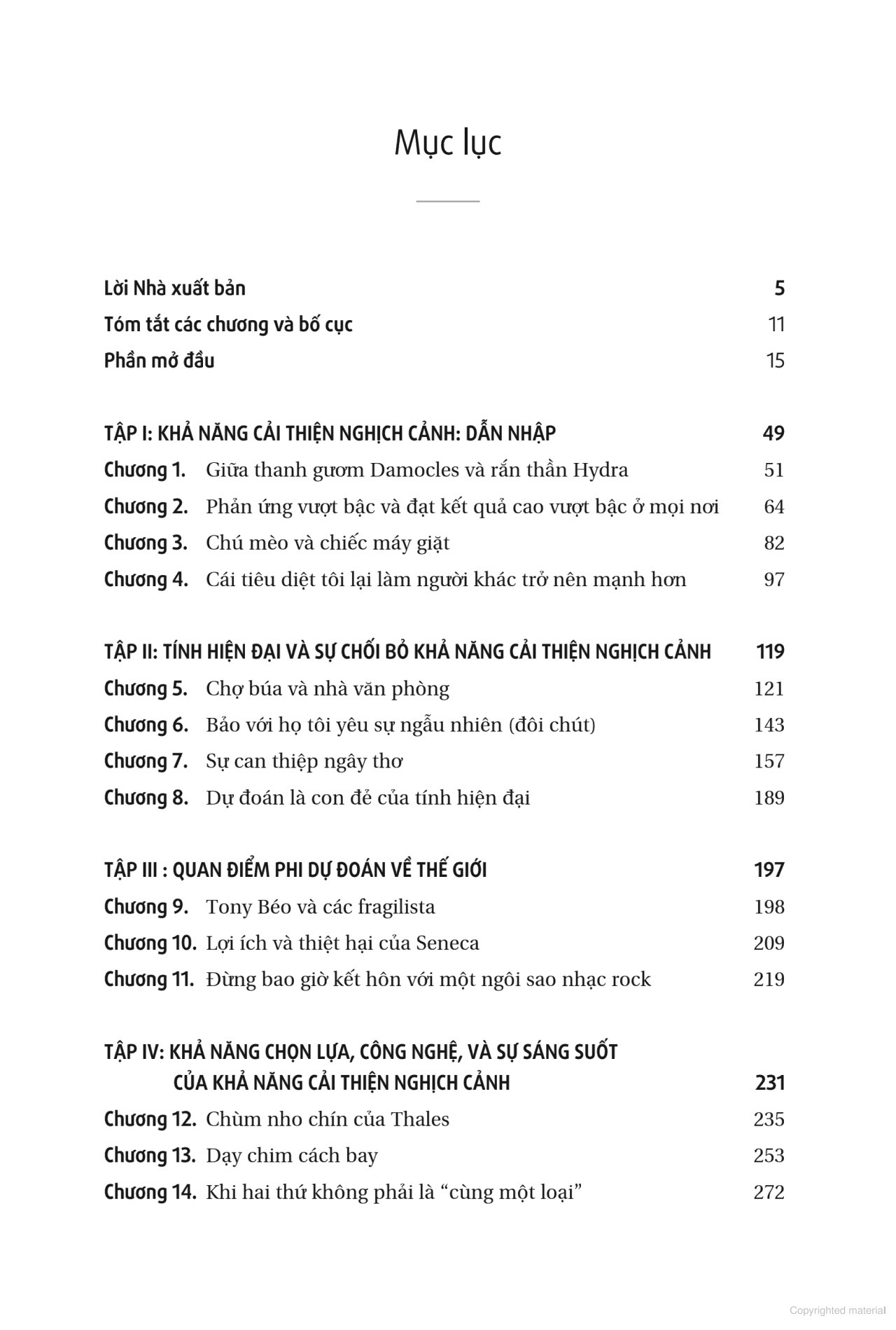 Khả Năng Cải Thiện Nghịch Cảnh - Hưởng Lợi Từ Sự Hỗn Loạn - Nassim Nicholas Taleb