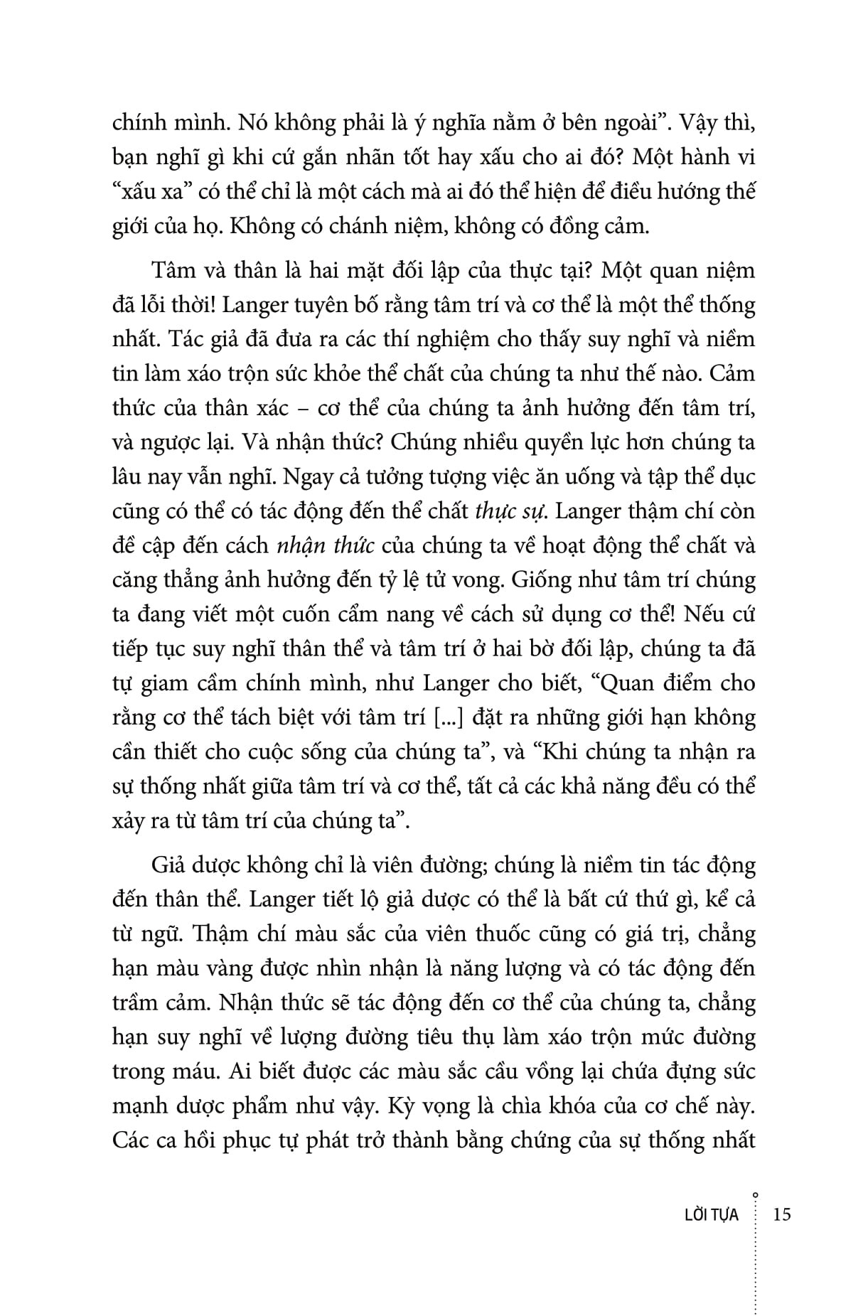 Sức Mạnh Tâm Trí -The Mindful Body - Chìa Khóa Chăm Sóc Sức Khỏe Từ Bên Trong - TS. Ellen J. Langer