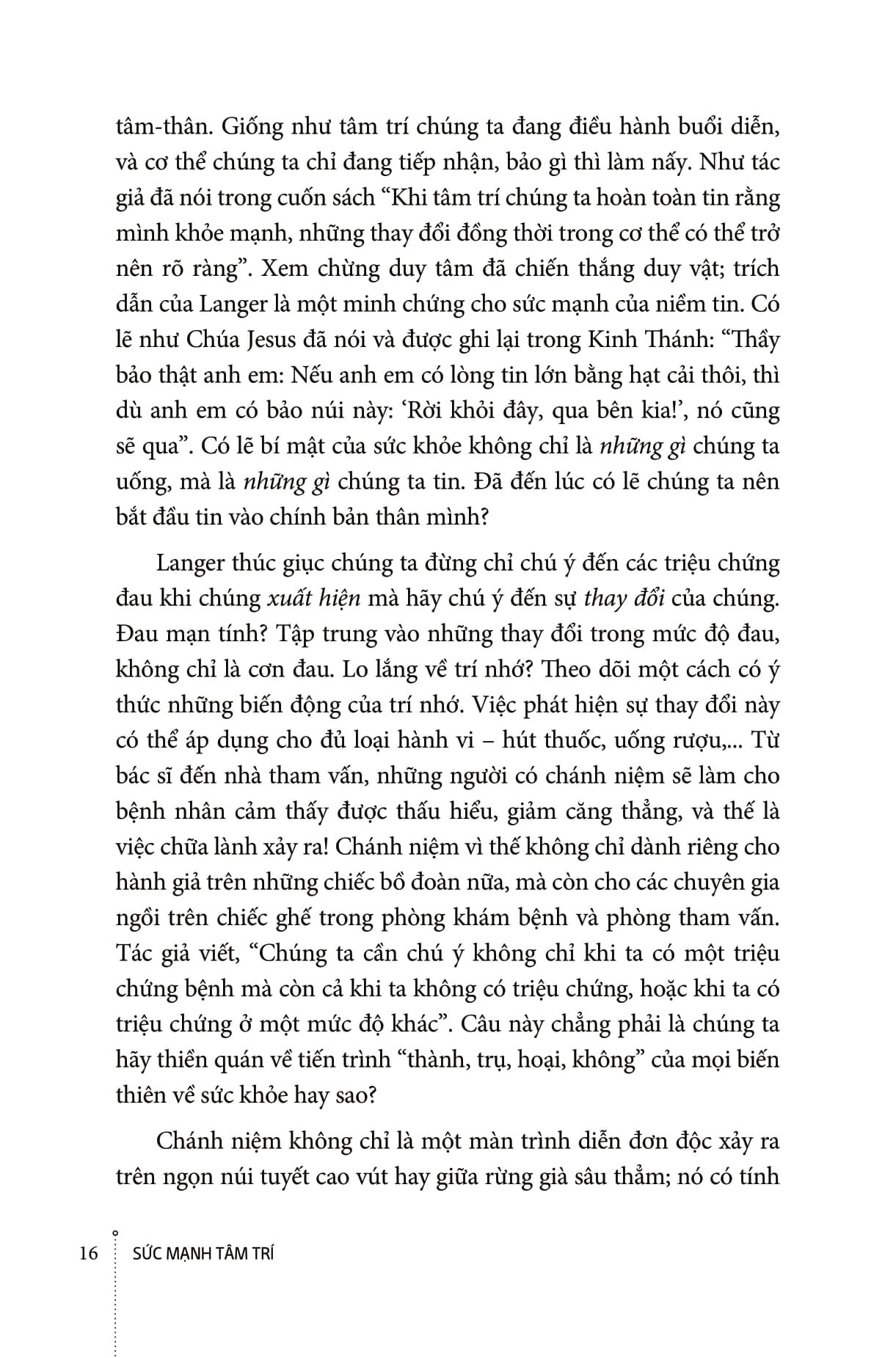 Sức Mạnh Tâm Trí -The Mindful Body - Chìa Khóa Chăm Sóc Sức Khỏe Từ Bên Trong - TS. Ellen J. Langer