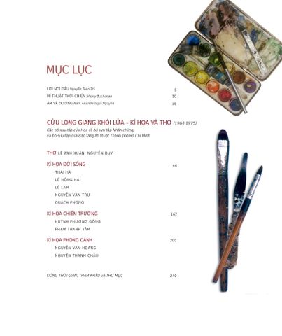  Cửu Long Giang Khói Lửa - Kí Họa Và Thơ - Sherry Buchanan, Nam Anandaroopa Nguyen 