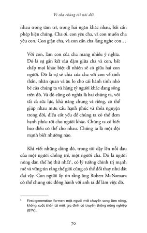  Vì Cha Chúng Tôi Nói Dối - Because Our Fathers Lied - Hồi Ức Về Sự Thật Và Gia Đình, Từ Cuộc Chiến Việt Nam Đến Tận Hôm Nay - Craig Mcnamara 