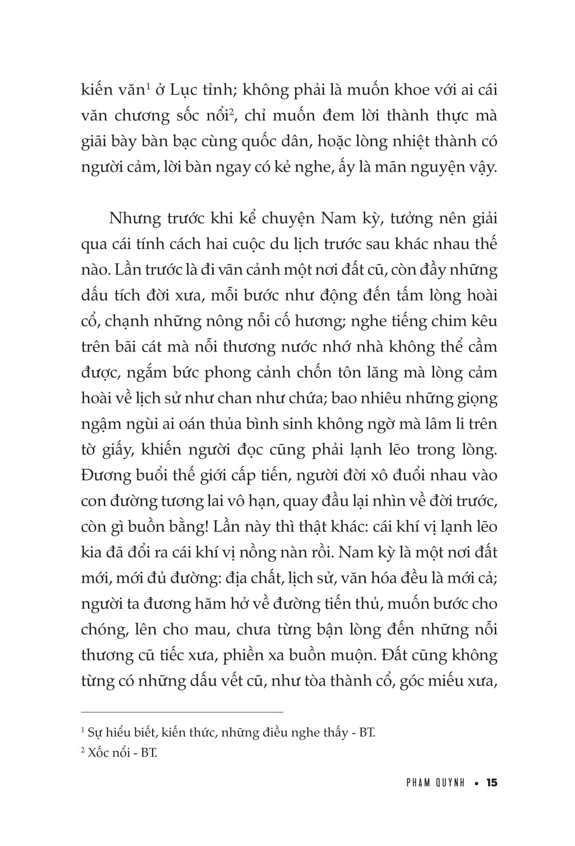Một Tháng Ở Nam Kỳ - Phạm Quỳnh