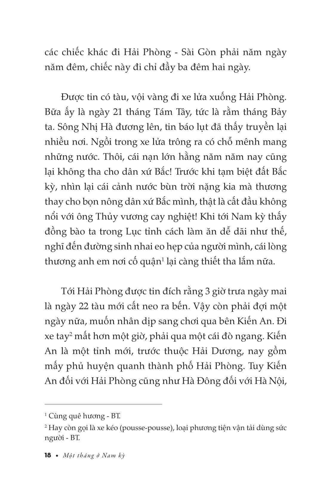 Một Tháng Ở Nam Kỳ - Phạm Quỳnh