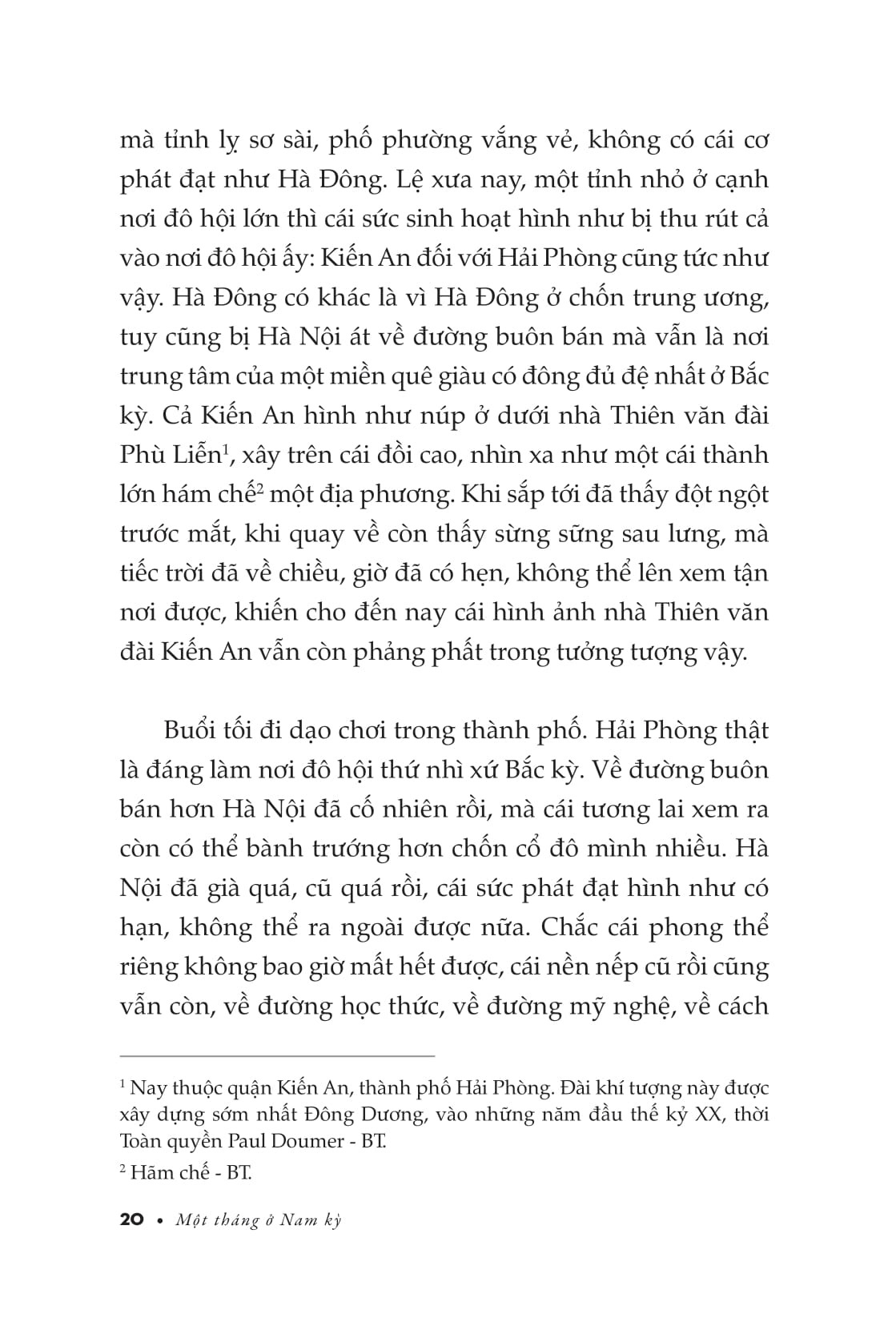 Một Tháng Ở Nam Kỳ - Phạm Quỳnh