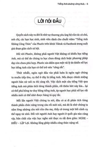  Tiếng Anh Không Công Thức - Nhập Vai Nói Không Sai - Phan Phúc Thiên Phước 