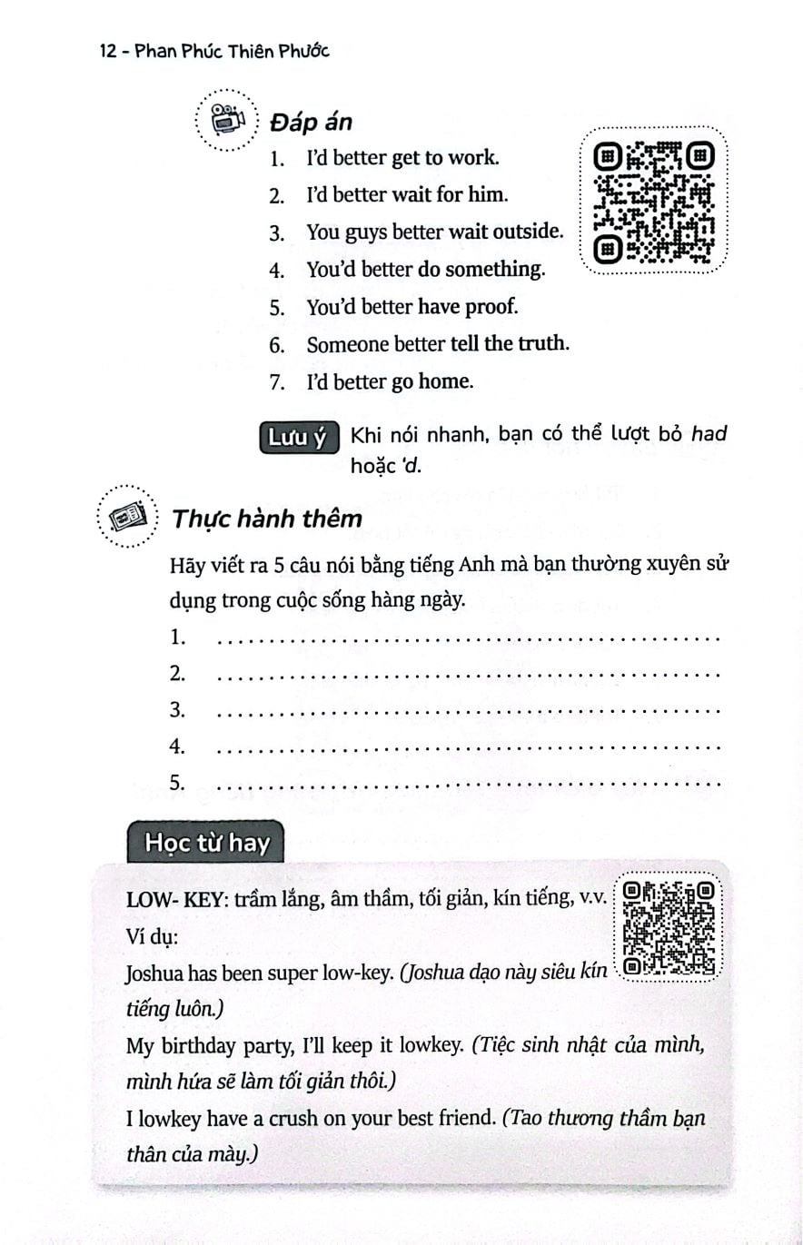 Tiếng Anh Không Công Thức - Nhập Vai Nói Không Sai - Phan Phúc Thiên Phước
