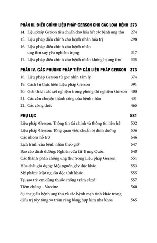  Liệu Pháp Gerson - Chương Trình Dinh Dưỡng Dành Cho Bệnh Nhân Ung Thư Và Các Căn Bệnh Khác - Charlotte Gerson, Morton Walker 
