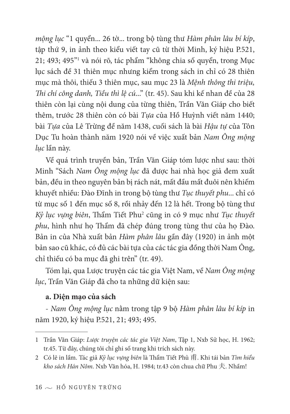 Nam Ông Mộng Lục (Bìa Cứng) - 
Hồ Nguyên Trừng