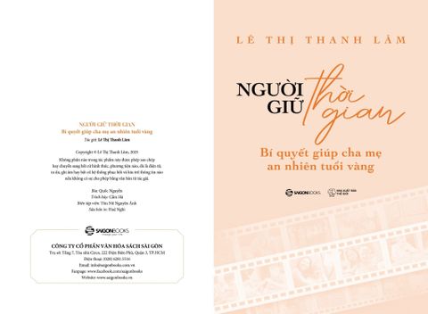  Người Giữ Thời Gian - Bí Quyết Giúp Cha Mẹ An Nhiên Tuổi Vàng - Lê Thị Thanh Lâm 