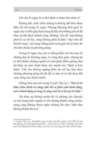  21 Ngày Định Vị Bản Thân: Nói Không Với Sự Trì hoãn - Lữ Bạch 