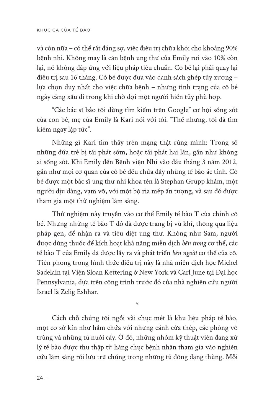 Khúc Ca Của Tế Bào - Khám Phá Phần Tử Cơ Bản Của Sinh Vật Và Con Người Mới - Siddhartha Mukherjee