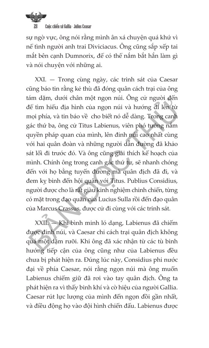 Cuộc Chiến Xứ Gallia - Nghệ Thuật Chiến Tranh Và Ngoại Giao Của Julius Caesar - Julius Caesar