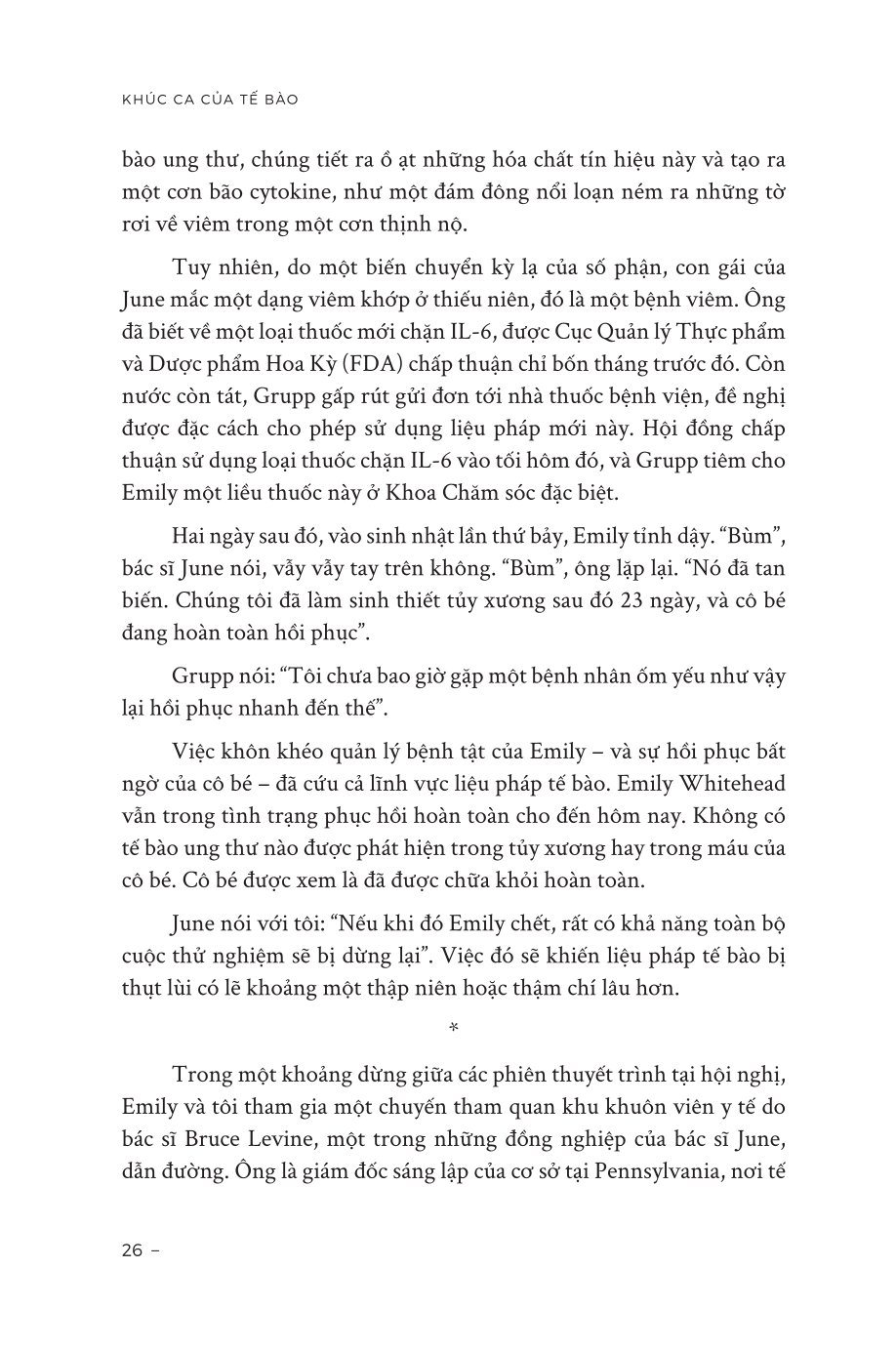 Khúc Ca Của Tế Bào - Khám Phá Phần Tử Cơ Bản Của Sinh Vật Và Con Người Mới - Siddhartha Mukherjee