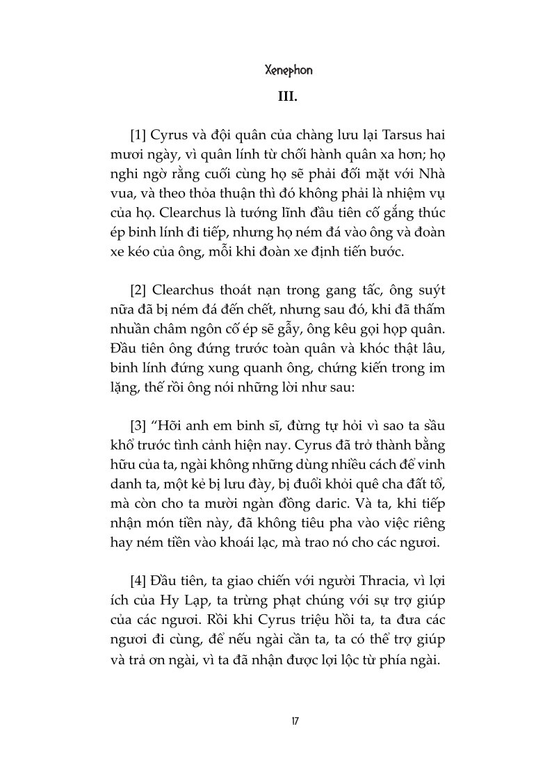 Anabasis : Hồi Ký Viễn Chinh Xứ Ba Tư - Xenophon