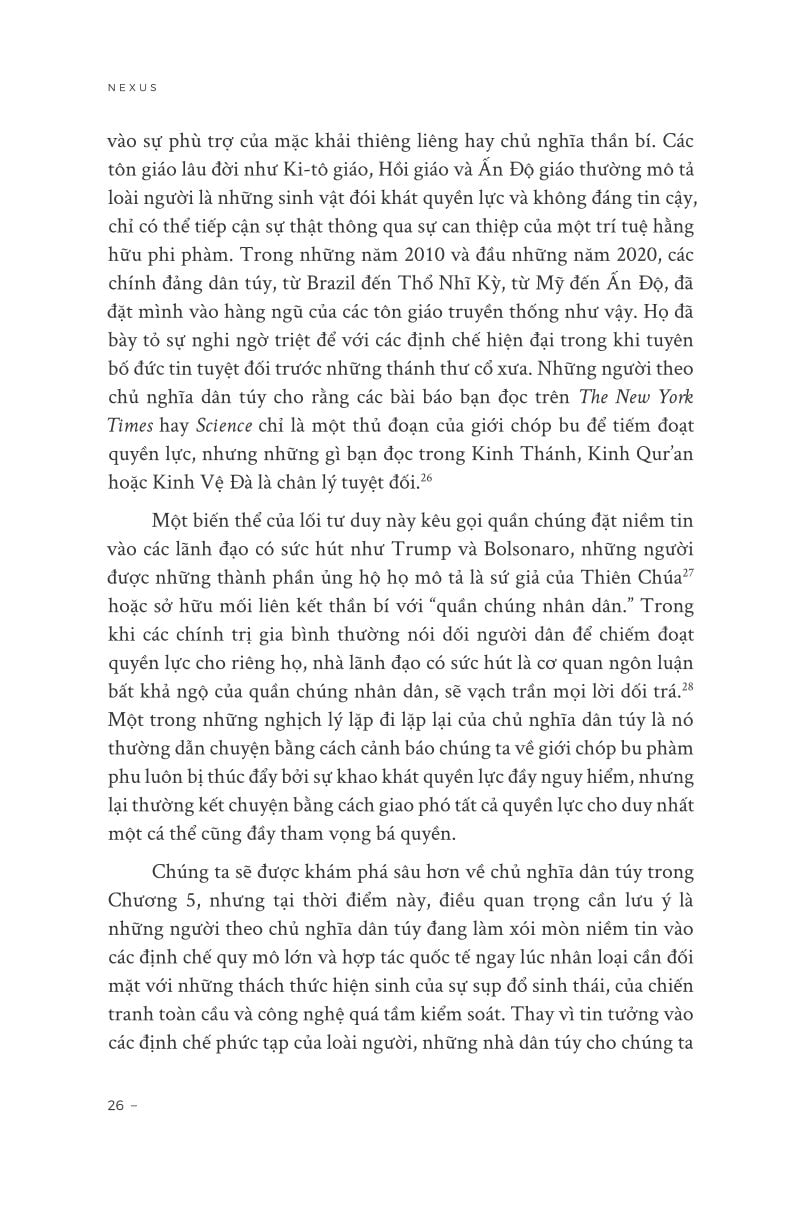 NEXUS - Lược Sử Của Những Mạng Lưới Thông Tin Từ Thời Đại Đồ Đá Đến Trí Tuệ Nhân Tạo - Yuval Noah Harari (Bìa Mềm)