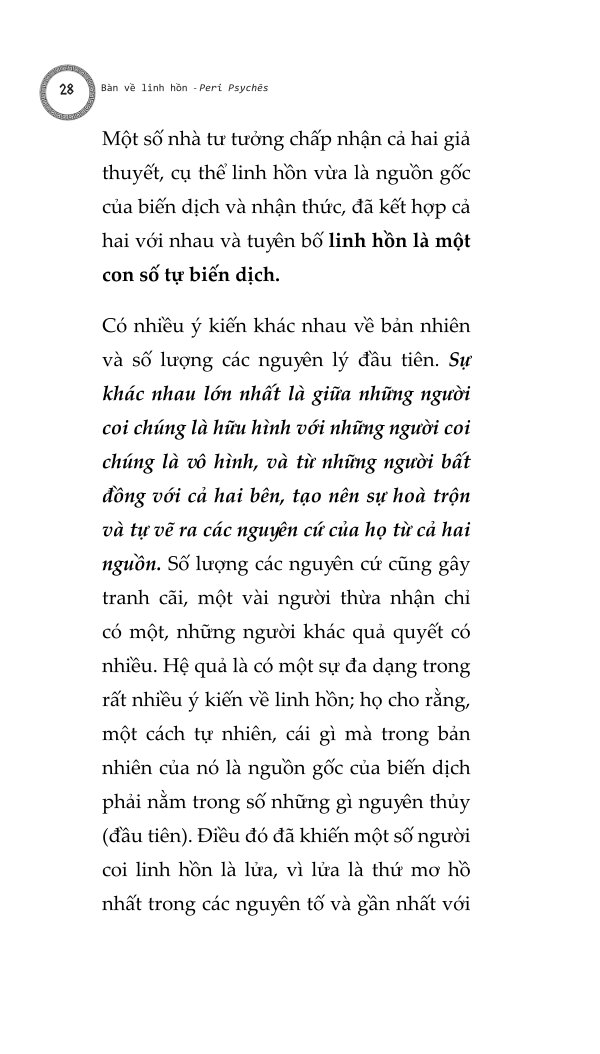 Bàn Về Linh Hồn - Aristotle
