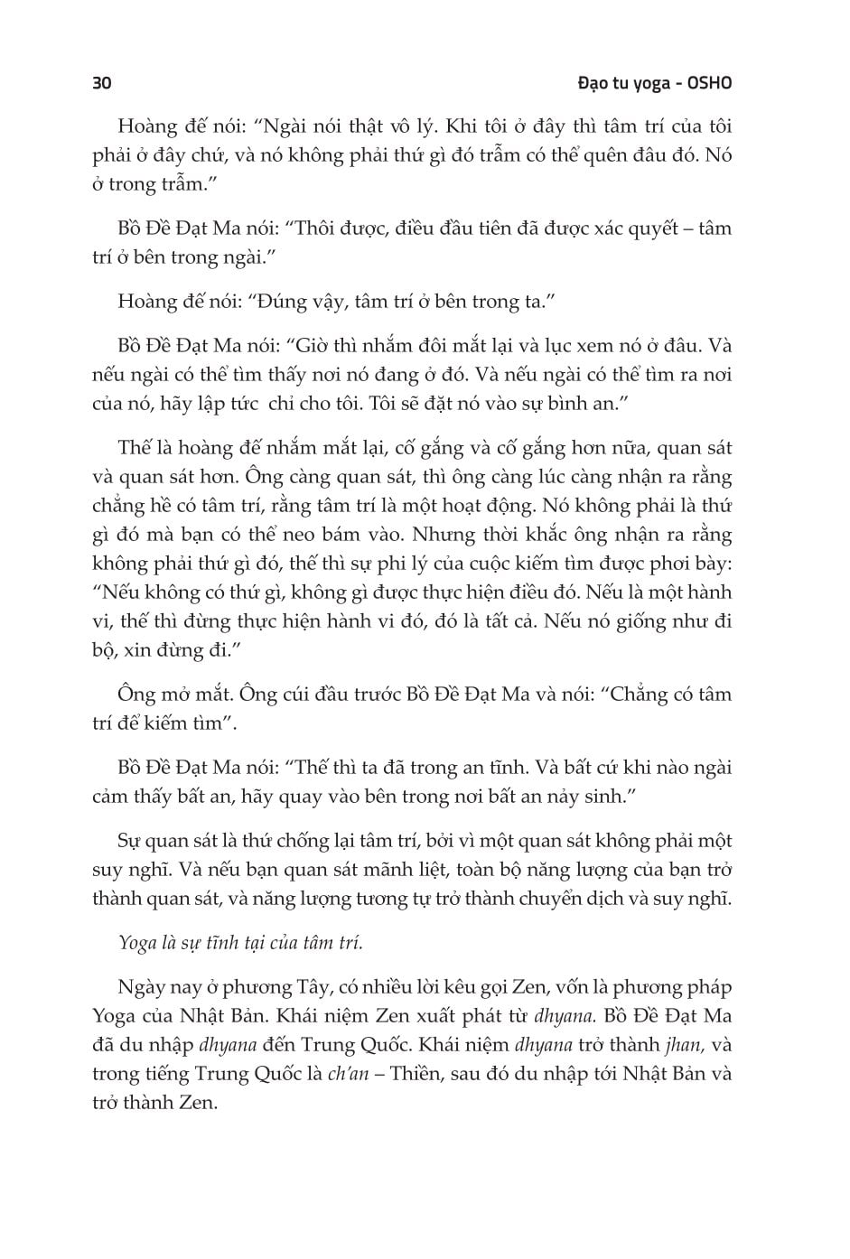 Đạo Tu Yoga - Osho